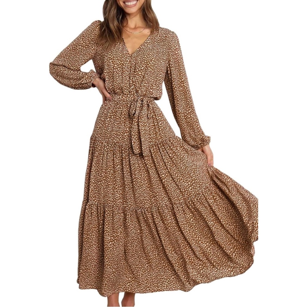 Pretty Garden Long Sleeve Dress